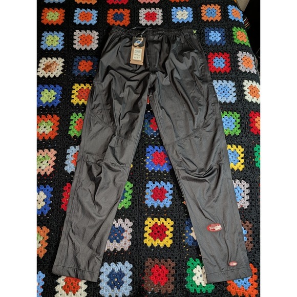 Asics Pants - ASICS Vintage Womens Nylon Track Pants Trousers Training Black Joggers